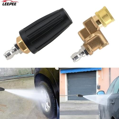 Car Pressure Washer Accessory Rotary Pivoting Coupler Jet Sprayer For Quick Connector Turbo Nozzles Sprayer Car Cleaning