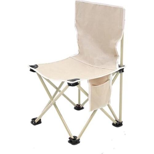 Load bearing outdoor folding chair telescopic small horse stool portable camping art sketch fishing chair
