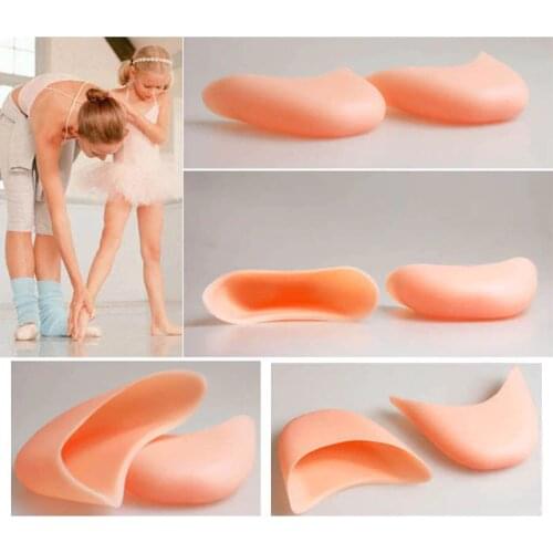 2 pcs Professional Women Girl Silicone Ballet Point Dance Shoe Pads Silicone Gel Toe
