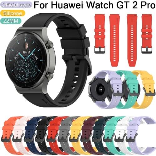 2021 New Smart Watch Band Strap For Huawei Watch GT 2 Pro GT 46/42mm Wrist Belt Replacement Silicone Bracelet For huawei gt 2e