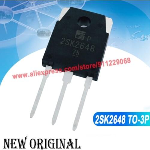 5 Pieces) 2SK2648 K2648 TO-3P 800V 9A / K3151 2SK3151 100V 50A / 2SK1082 900V 6A / 2SK2837 K2837 500V 20A TO-3P