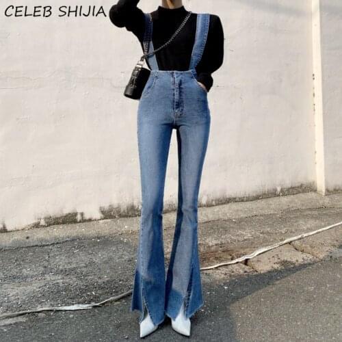 CELEB SHIJIA Women's Flared Jeans