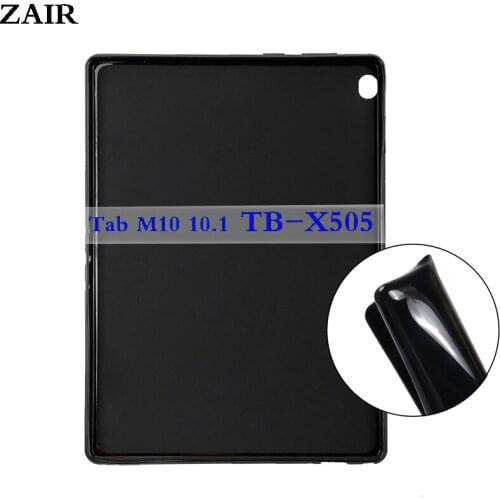 Case For Lenovo Tab M10 HD TB-X505F TB-X505L TB-X605F 10.1" Bendable Soft Silicone TPU Protective Shell Shockproof Tablet Cover