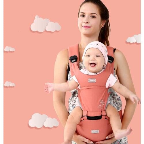 Ergonomic Baby Carrier Baby Cushion Front Sitting Baby Wrap Sling for 0-36 months Baby Travel Multifunction Infant Carrier
