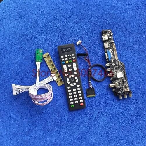 Fit N173O6-L02/L03/L04/L06/L01 upgrade 40 pin LVDS 3663 TV digital AV VGA USB DVB screen 1600*900 LCD drive board DIY Kit