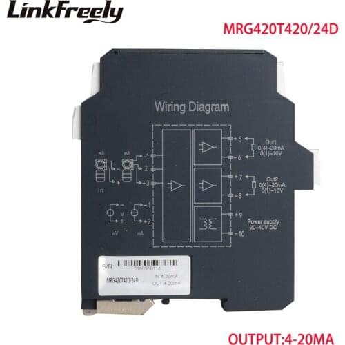MRG420T420/24D Signal Isolator DC Current Signal Isolation Distributor Electricity Distribution Converter