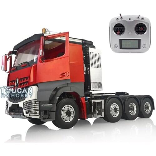 RC LESU 1/14 Metal Chassis Rack Model Hercul Painted Cabin Tractor Truck Radio THZH0850-SMT3