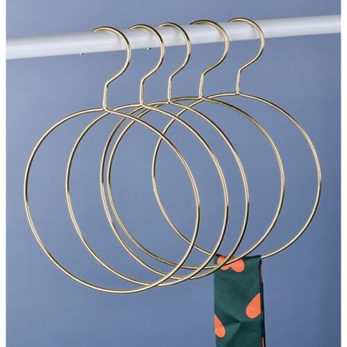Metal Hanger Bathroom Towel Hangers Bowtie Scarf Hanger Round Square Rack Creative Home Decorative Metal Home Organizer