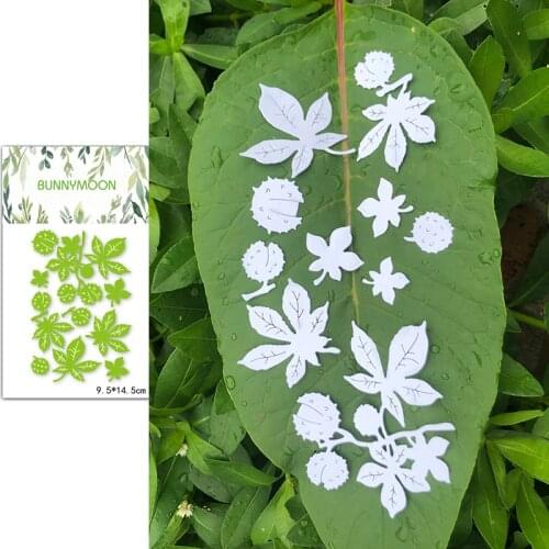 CH 2021 New Arrival Maple leaf Metal cutting dies stencil Greeting Card Decoration DIY Scrapbooking Scrapbook Paper Photo Album