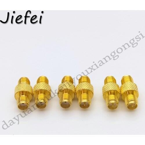 50-400 Pcs New 3-Type RF SMA / RP SMA Female to Female High frequency Adapter Copper Coax Connector Coupler