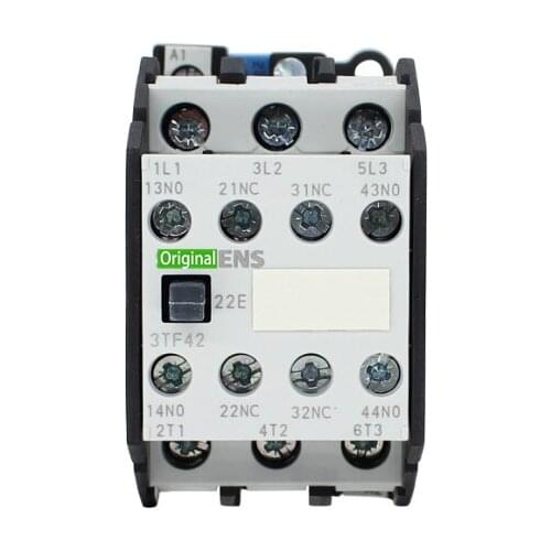 Brand New And Original Contactors, Magnetic Type: 3TF42 22-0X, With 2NO And 2NC Auxiliary Contactors, 110v coil voltage Spot Pho