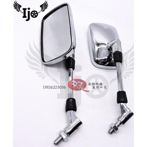 Motorbike Ellipse rearview mirror pair motorcycle accessories side mirror unviersal for kawasaki honda yamaha Harley moto mirror