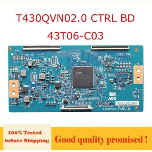 Tcon board T430QVN02.0 CTRL BD 43T06-C03 the circuit tested the TV Logic Board Replacement Free Shipping T430QVN02.0 43T06 C03