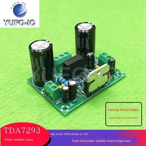 1PCS TDA7293 Amplifier Board DIY Power Amplifier Module for Large Work Rate 100w Dual 12-32V Fever Amplifier Board Mono x-0.07