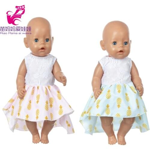18" American OG Girl Doll Dress For 40 Cm Reborn Baby Doll Tail Dress Children Toys Clothes