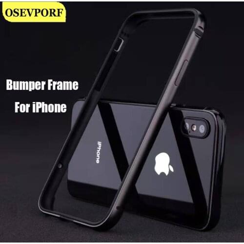 Luxury Bumper Case For iPhone XS Max XR X Capinha Aluminum Metal Frame Cover For iPhone 12 11 Pro Max 8 7 6 6S Plus Border Coque