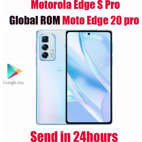 Official Original New Lenovo Motorola Edge S Pro 5G Cell Phone Snapdragon870 108MP Camera 6.7inch OLED 144Hz 33W 4520Mah NFC