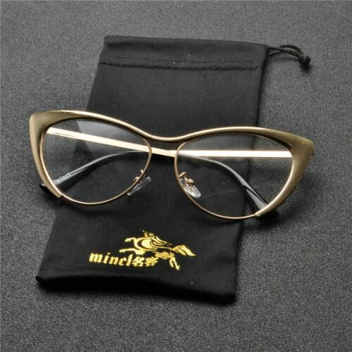 2019 Women Sunglases Retro Fashion Design Cat mirror Sunglass Men Vintage Metal clear lens Sun Glasses Female Male Eyewear NX