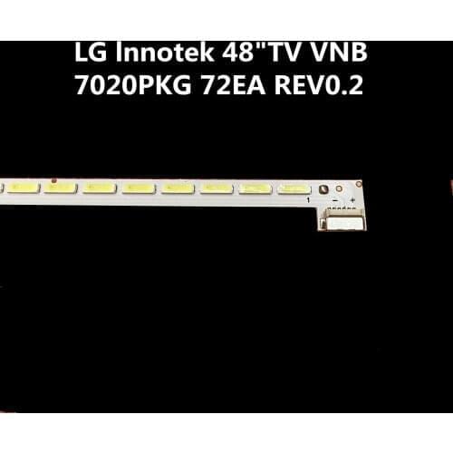 605mm LED Strip For Panasonic TX-48C300B 48FLHK249BCD FIN48PREMBK LG lnnotek 48inch VNB 7020PKG 72EA LSC480HJ02 LSC480HN03