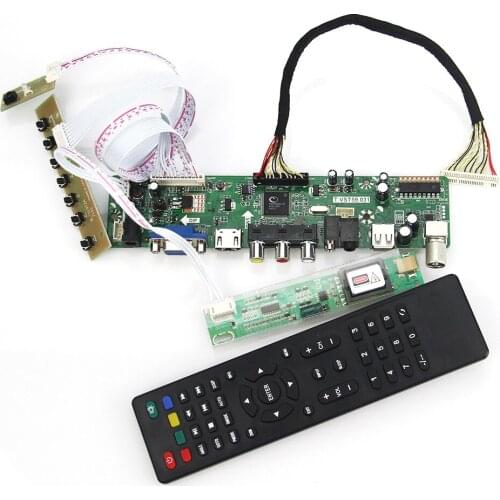T.VST59.03 LCD/LED Controller Driver Board For LTN170P2-L01 LTN170MT02-M01 (TV+HDMI+VGA+CVBS+USB) LVDS Reuse Laptop 1680x1050
