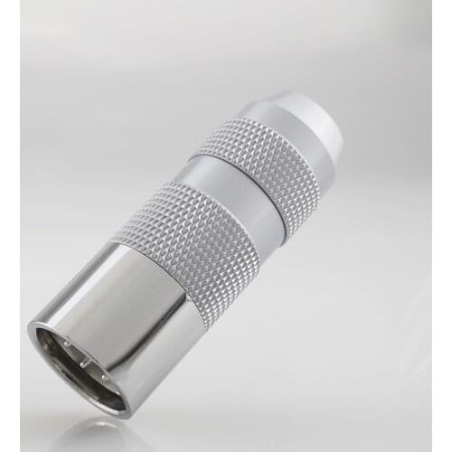 High Quality Viborg CM04R Pure Copper Rhodium Plated 4Pin XLR Male Plug HIFI Microphone Audio XLR Connectors