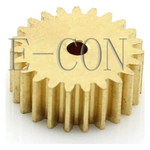 1pcs 22Tooth 2mm Width 0.5 Module 2mm Bore Hole Motor Metal Spur Gear