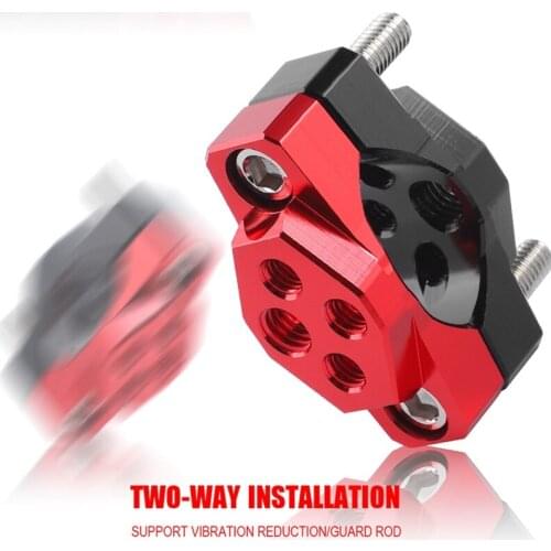 1Pc Motorcycle Stent 32MM/42MM/54MM Bracket Bumper Clamp Auxiliary Spotlight Clip Light Decoration Modification Accessories