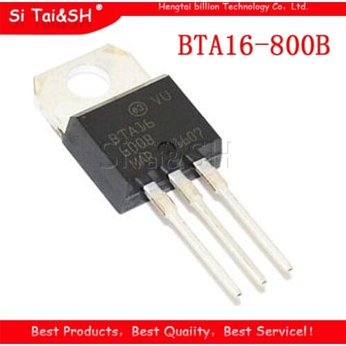 10pcs/lot BTA16-800B TO-220 BTA16-800 TO220 BTA16 800V 16A 16-800B new and original
