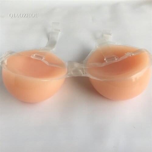 1000g teardrop silicone breast form with straps for crossdresser drag queen cosplay