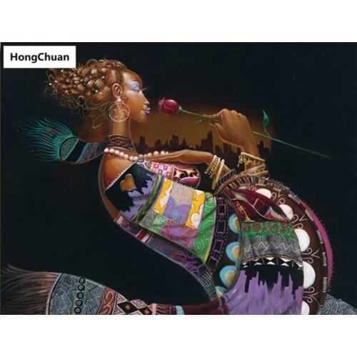 Abstract beauty character 5D DIY full square/round diamondpainting diamond embroiderydiamond inlaid cross stitch home decoration