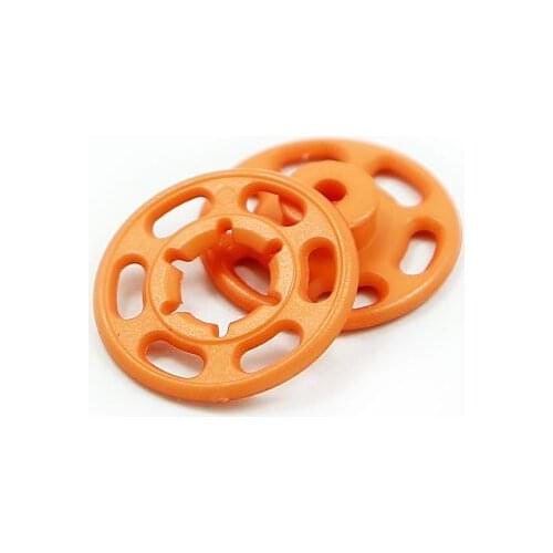 Free shipping 20pcs/lot orange plastic snap button baby clothes button shirt button children clothes button 7.5mm-21mm