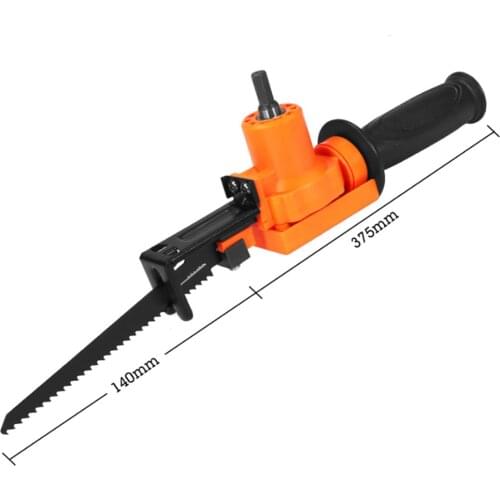Cordless Reciprocating Saw Metal Cutting Attachment Change Electric Drill for Wood Metal Cutting
