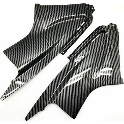 Carbon Fiber Pattern Side Air Duct Cover Fairing Insert Part for Yamaha YZF R6 2003-2005