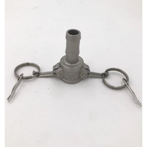 Camlock QD - 1/2 Type C, Stainless Steel 316, Homebrew Fitting, 1/2" Barb