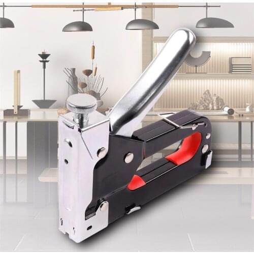 Home Decor Carpentry Tools 3 In 1 Nail Gun Furniture Construction Stapler Upholstery Staple Gun with 600 Staples