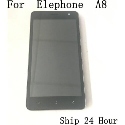 Elephone A8 Used LCD Display Screen + Touch Screen + Frame For Elephone A8 Repair Fixing Part Replacement