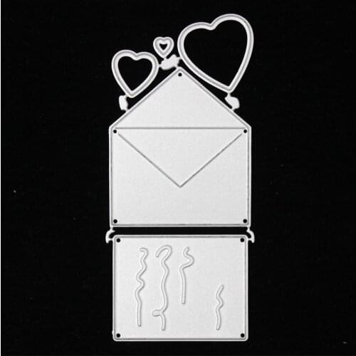 KSCRAFT Small Envelope Metal Cutting Dies Stencils for DIY Scrapbooking/photo album Decorative Embossing DIY Paper Cards