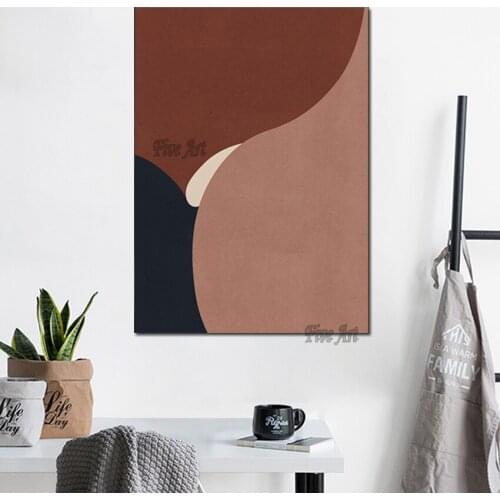 A Mosaic Of Brown And Brown Oil Painting Hand Painted Abstract Oil Paintings On Canvas Unframed Painting Home Decoration