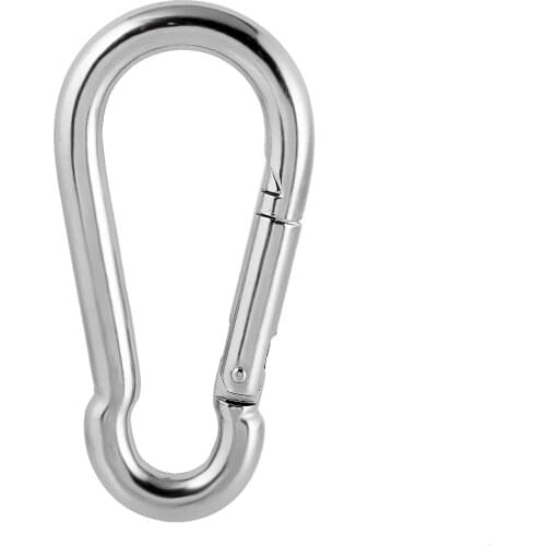 Stainless Steel Carabiner Clip Snap Spring Gate Climbing Karabiner Hook