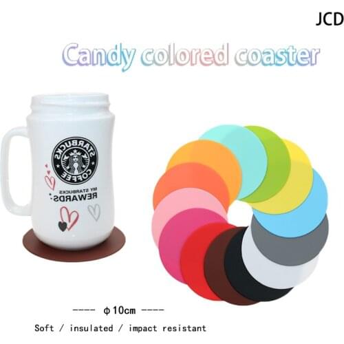 Pinkycolor Cup Mat Pad Coaster Simplicity Silicone Cup Pad Slip Insulation Pad Hot Drink