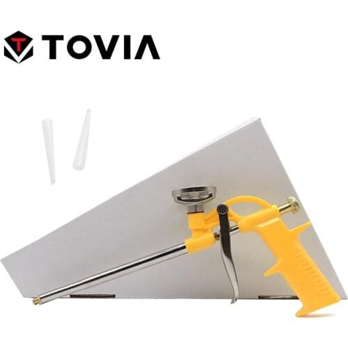 TOVIA Metal Foam Expanding Spray Gun Foam Sealant Spray Gun Foam Gun Woodworking Insulating Applicator Tool
