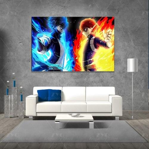 My Hero Academia Anime Poster HD Canvas Printing Wall Decoration Boys Room Bedroom Living Room Gift