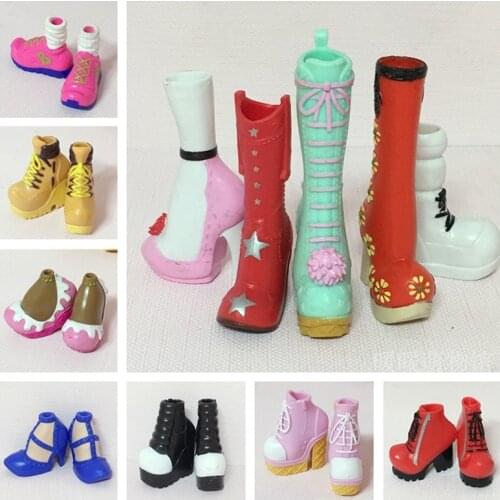 Genuine Bulk Export Bratz Bates Doll Shoes Boots Feet Doll Accessories Plug-in Bratz Shoes