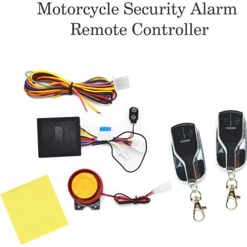 12V Motorcycle Theft Protection Anti-theft Secure Alarm System Remote Control Engine central locking Start Car Alarm Systems