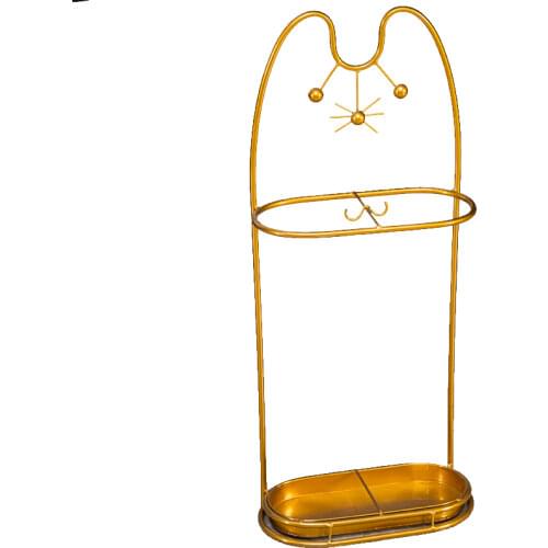 Zhaocai cat Tieyi family umbrella rack hanging folding umbrella storage rack hotel lobby umbrella bucket umbrella rack
