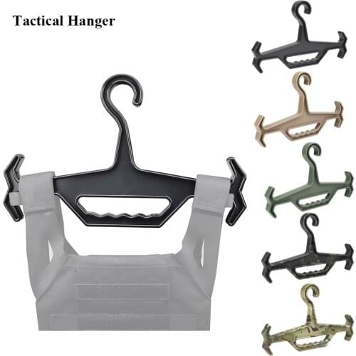 Heavy Duty Tactical Hanger Military Hunting Vest Coat Hanger Army Heavy Vest Hanging Rack Organizer Airsoft Paintball Equipment