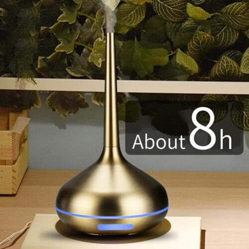 120ml LED Light Air Oil Diffuser USB Humidifier Ultrasonic Air Humidifier With LED Night Lamp Electric Aromatherapy