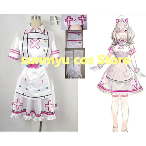 YouTube VTuber Sukoya Kana Dress Cosplay Costume,Custom Size Halloween