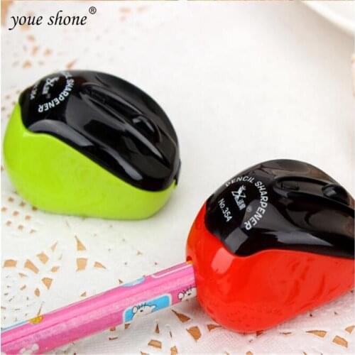 1PCS Mouse Style Pencil Sharpener Student Stationery Kindergarten Gift School Supplies Wholesale And Retail