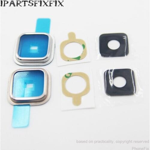 10pcs/lot New for Samsung S5 i9600 G900F G900A G900T G900V G900R4 G900P Rear Back Camera Lens Cover Flash lamp cover
